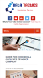 Mobile Screenshot of data-tactics.com